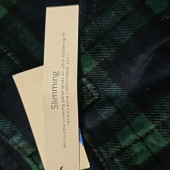 Talbots Flawless plaid high waist straight leg pants new with tags women's 6 - Picture 12 of 13